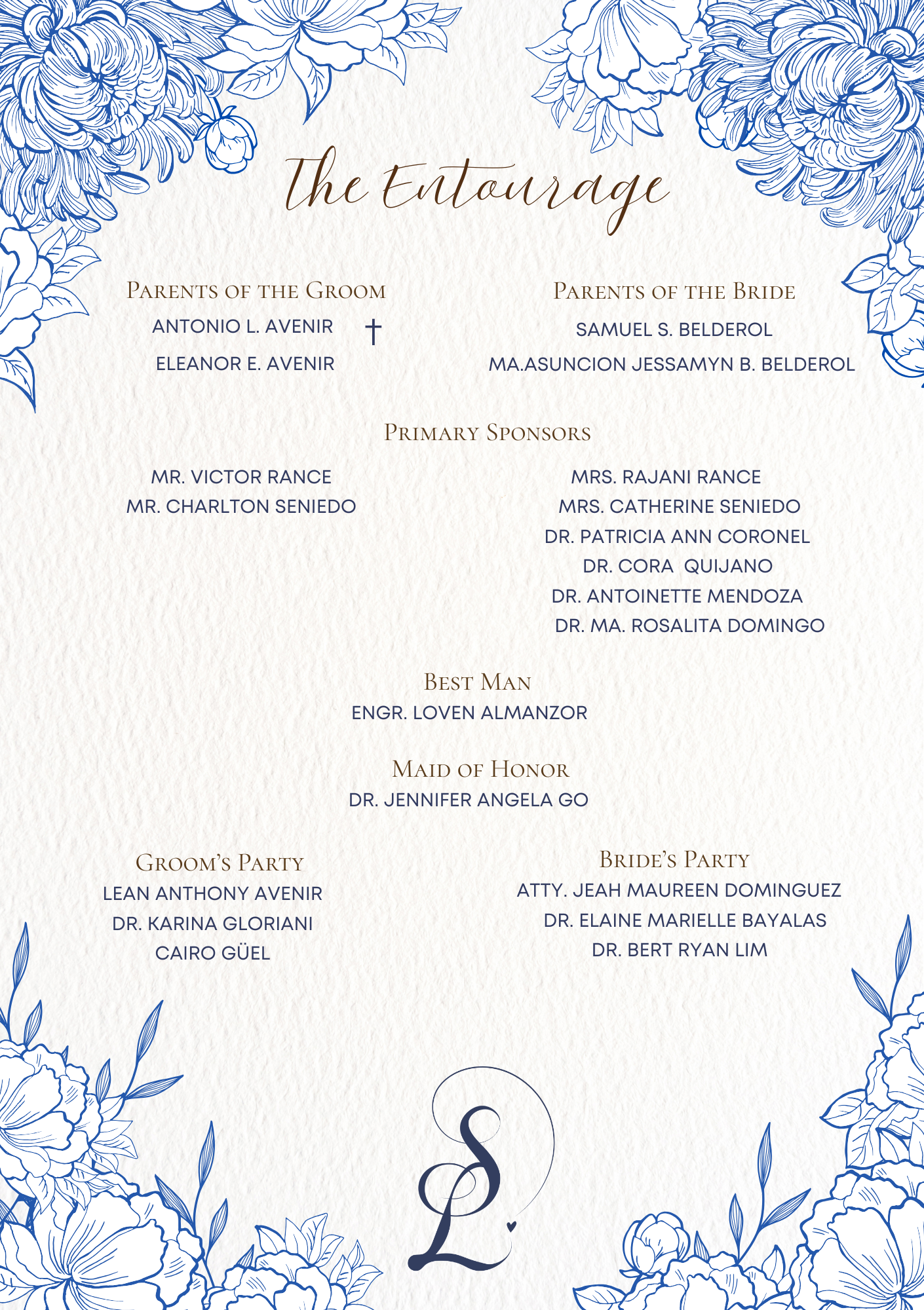 The Entourage page 1